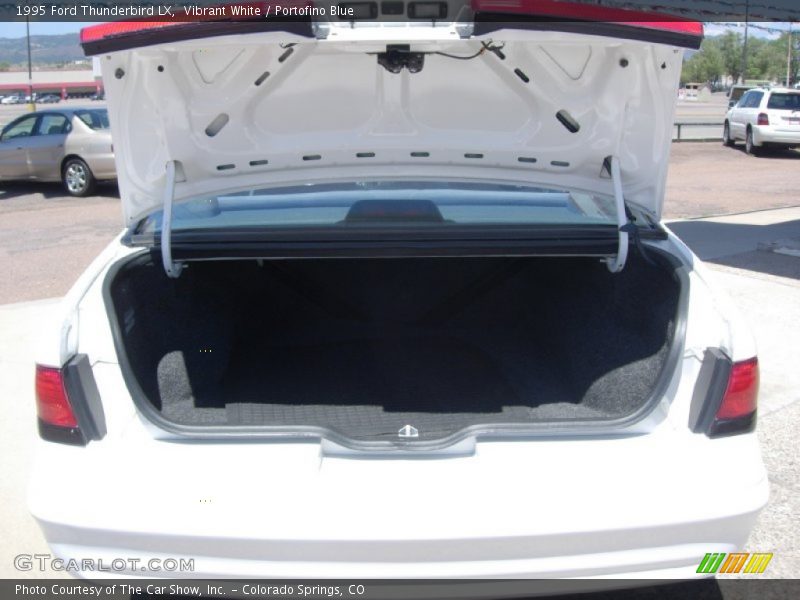 Vibrant White / Portofino Blue 1995 Ford Thunderbird LX