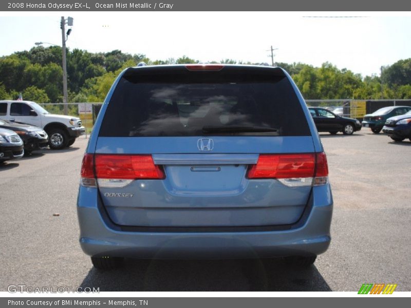 Ocean Mist Metallic / Gray 2008 Honda Odyssey EX-L