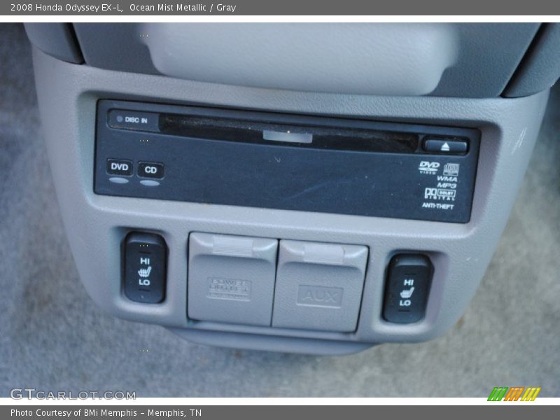 Ocean Mist Metallic / Gray 2008 Honda Odyssey EX-L