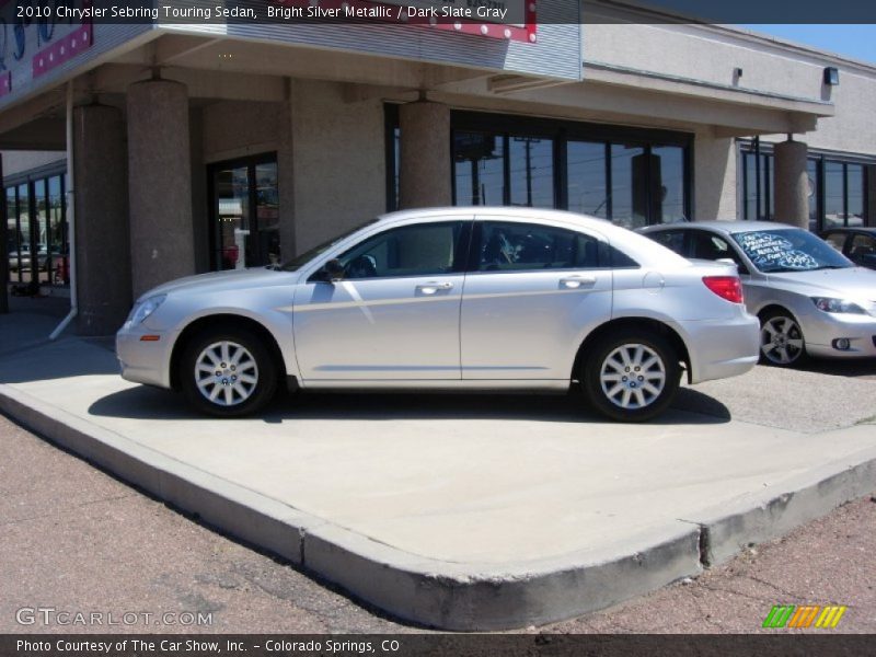 Bright Silver Metallic / Dark Slate Gray 2010 Chrysler Sebring Touring Sedan