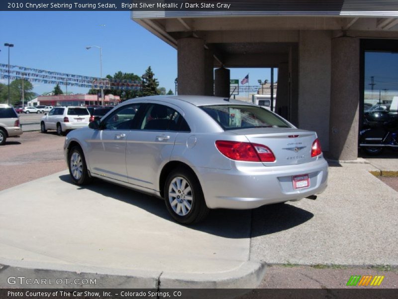 Bright Silver Metallic / Dark Slate Gray 2010 Chrysler Sebring Touring Sedan