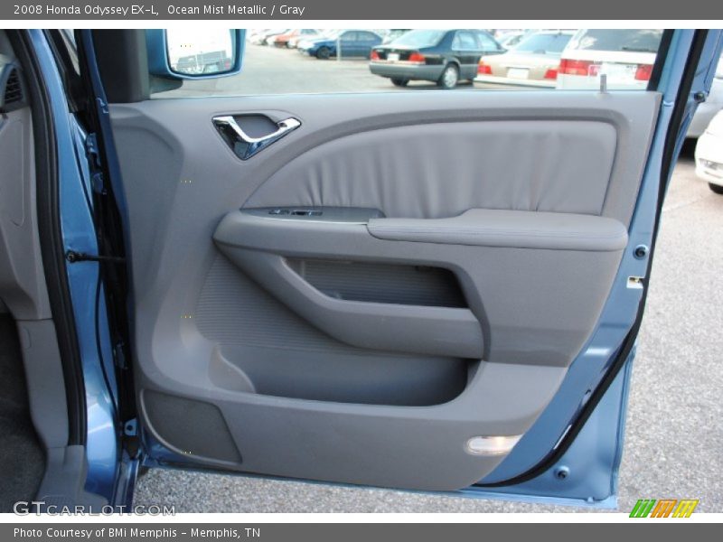 Ocean Mist Metallic / Gray 2008 Honda Odyssey EX-L