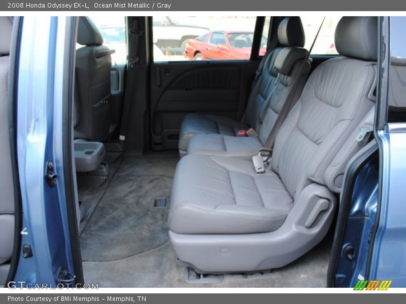 Ocean Mist Metallic / Gray 2008 Honda Odyssey EX-L