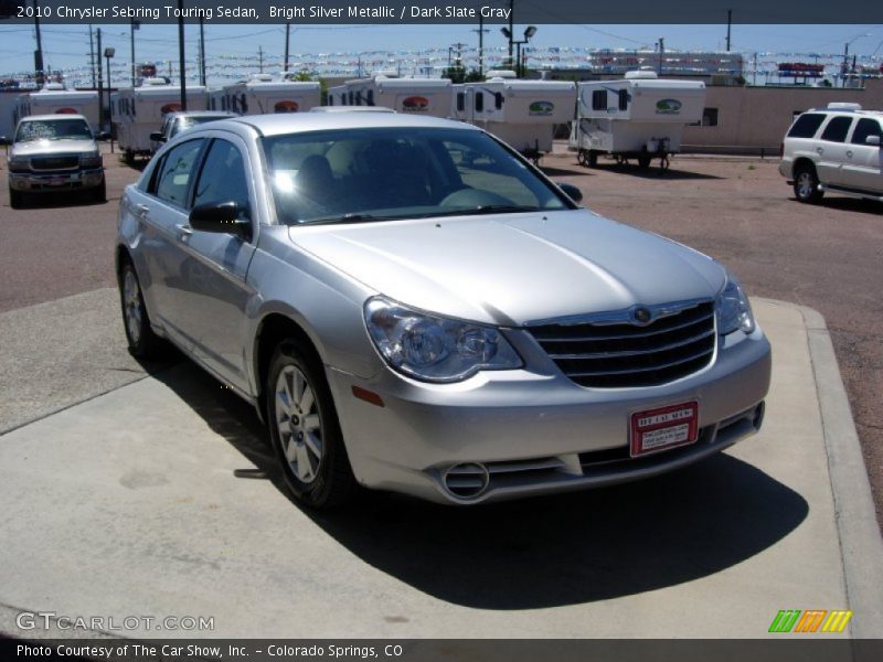 Bright Silver Metallic / Dark Slate Gray 2010 Chrysler Sebring Touring Sedan