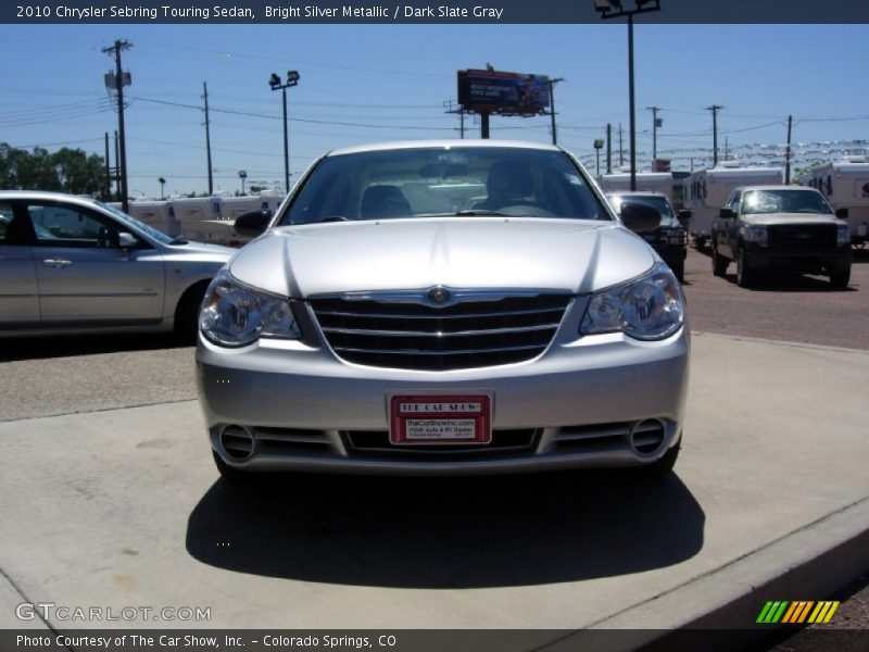 Bright Silver Metallic / Dark Slate Gray 2010 Chrysler Sebring Touring Sedan