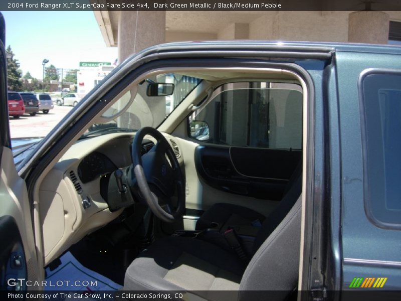 Dark Green Metallic / Black/Medium Pebble 2004 Ford Ranger XLT SuperCab Flare Side 4x4