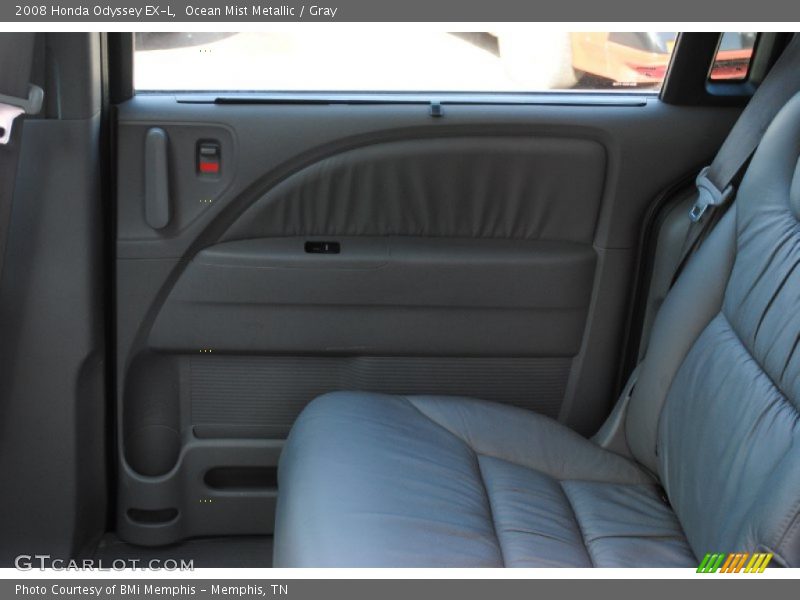 Ocean Mist Metallic / Gray 2008 Honda Odyssey EX-L