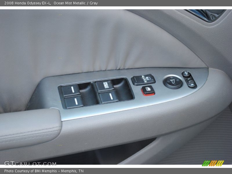 Ocean Mist Metallic / Gray 2008 Honda Odyssey EX-L