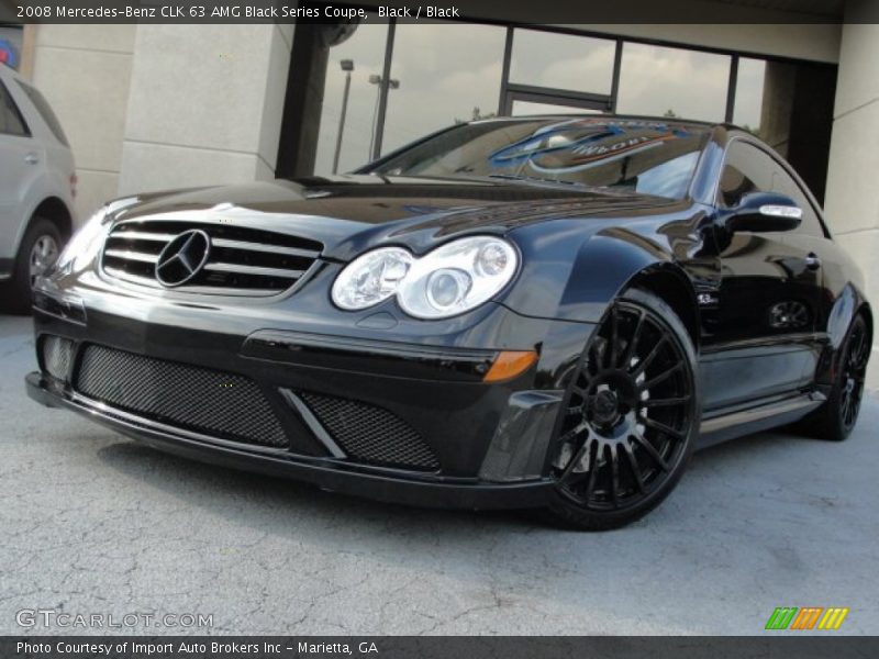 Black / Black 2008 Mercedes-Benz CLK 63 AMG Black Series Coupe