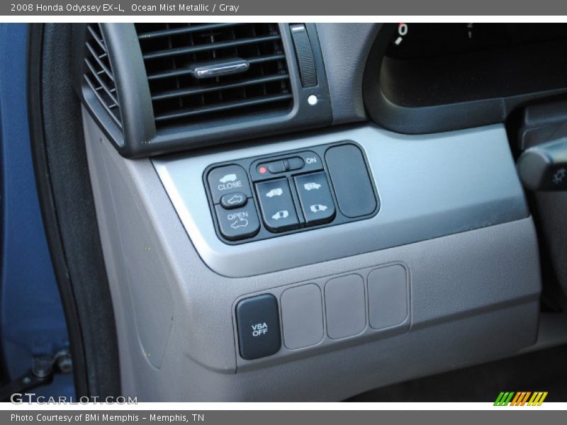 Ocean Mist Metallic / Gray 2008 Honda Odyssey EX-L