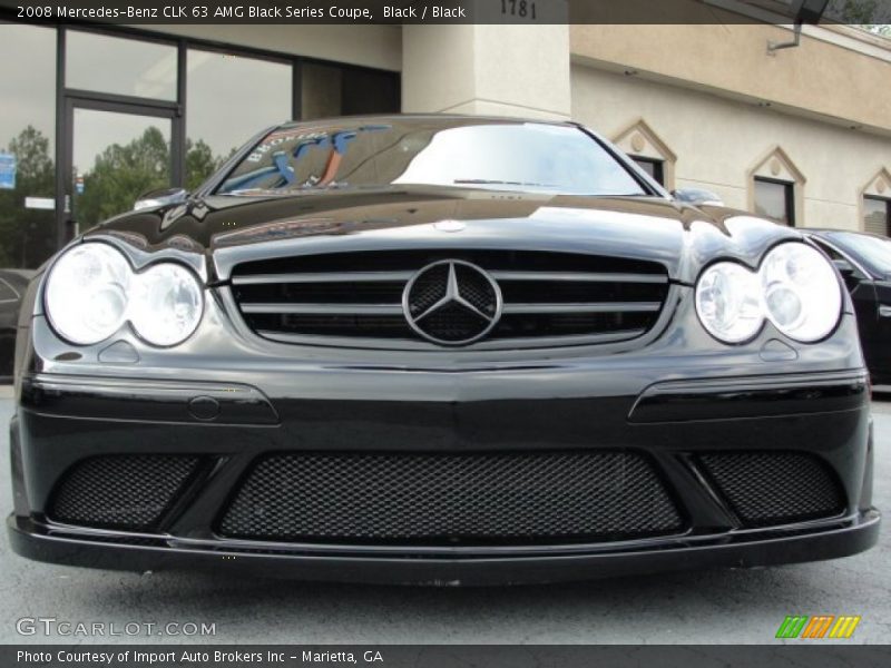 Black / Black 2008 Mercedes-Benz CLK 63 AMG Black Series Coupe