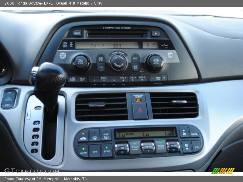 Ocean Mist Metallic / Gray 2008 Honda Odyssey EX-L
