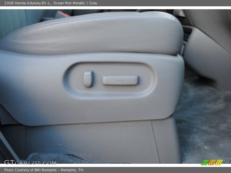 Ocean Mist Metallic / Gray 2008 Honda Odyssey EX-L