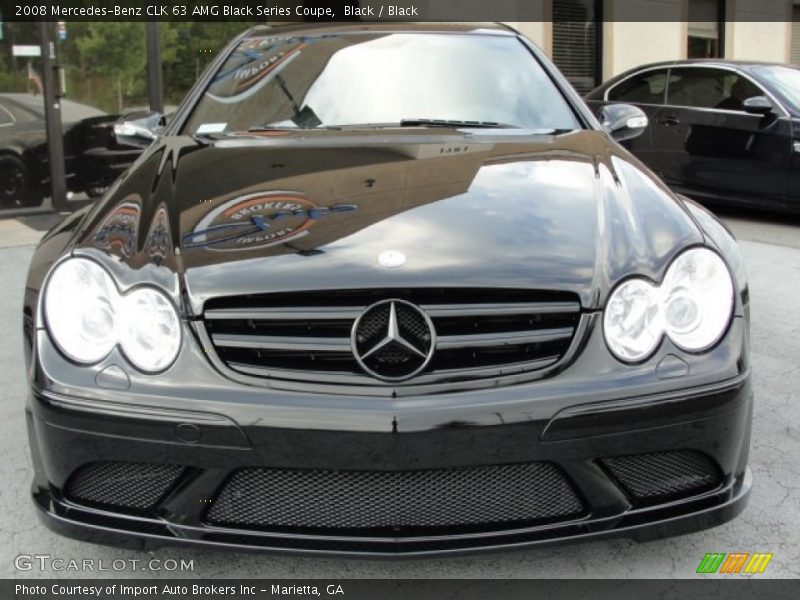 Black / Black 2008 Mercedes-Benz CLK 63 AMG Black Series Coupe