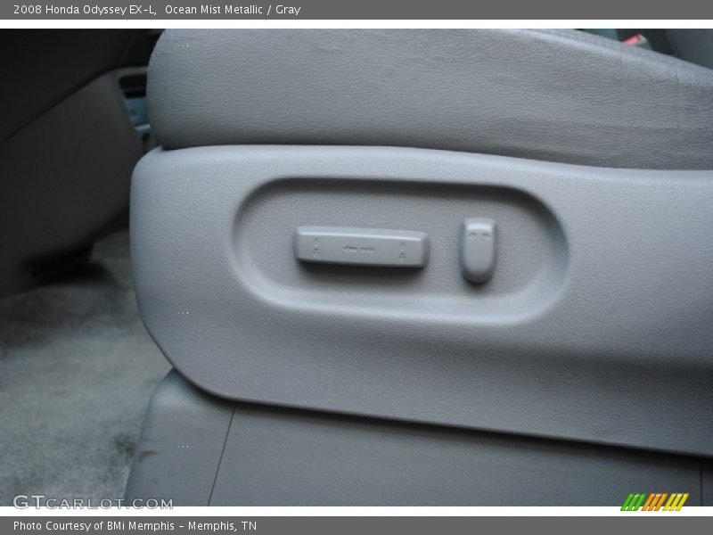 Ocean Mist Metallic / Gray 2008 Honda Odyssey EX-L