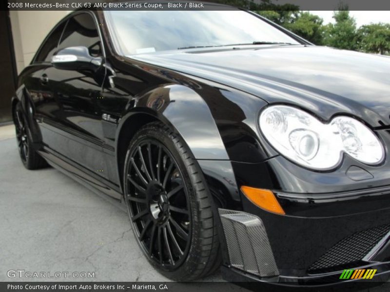 Black / Black 2008 Mercedes-Benz CLK 63 AMG Black Series Coupe