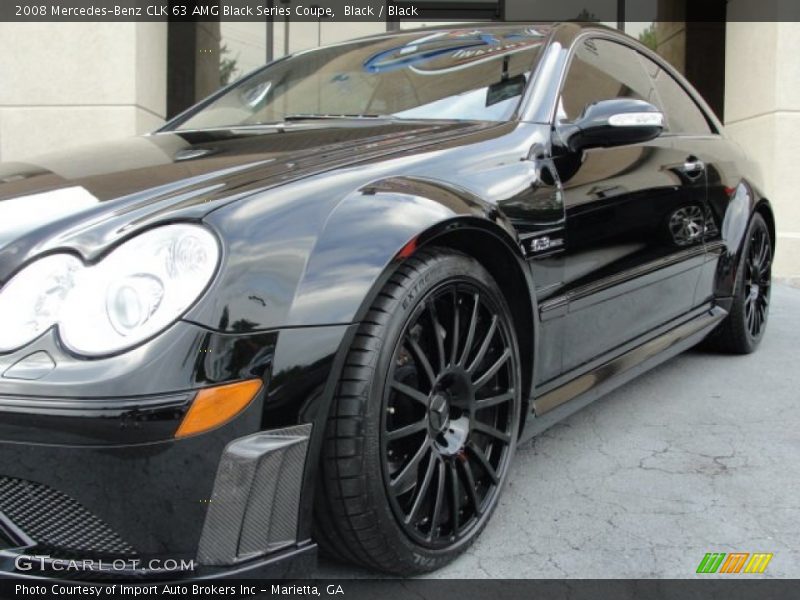 Black / Black 2008 Mercedes-Benz CLK 63 AMG Black Series Coupe