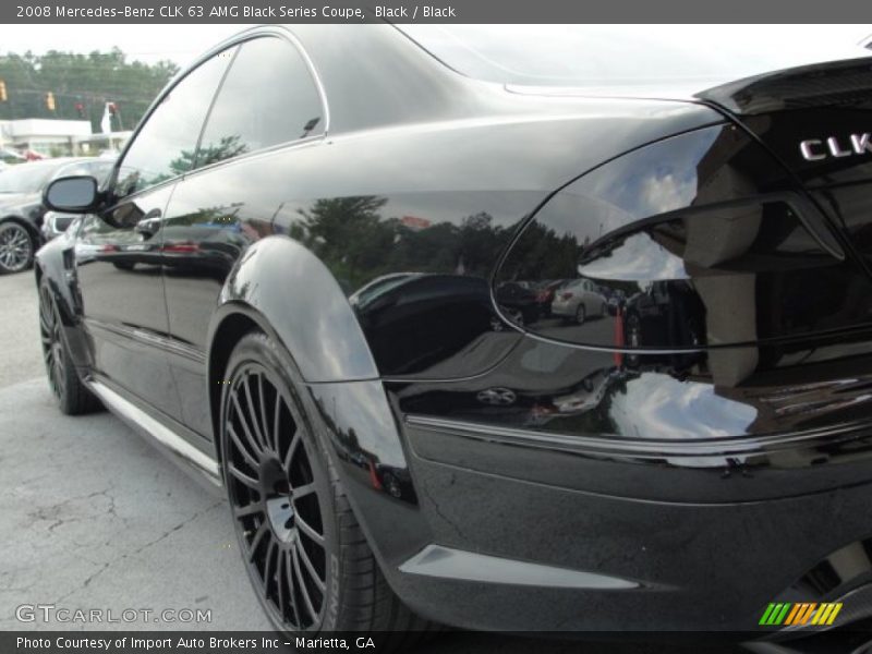 Black / Black 2008 Mercedes-Benz CLK 63 AMG Black Series Coupe