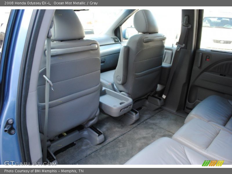Ocean Mist Metallic / Gray 2008 Honda Odyssey EX-L