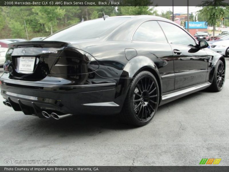 Black / Black 2008 Mercedes-Benz CLK 63 AMG Black Series Coupe