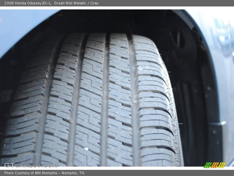 Ocean Mist Metallic / Gray 2008 Honda Odyssey EX-L