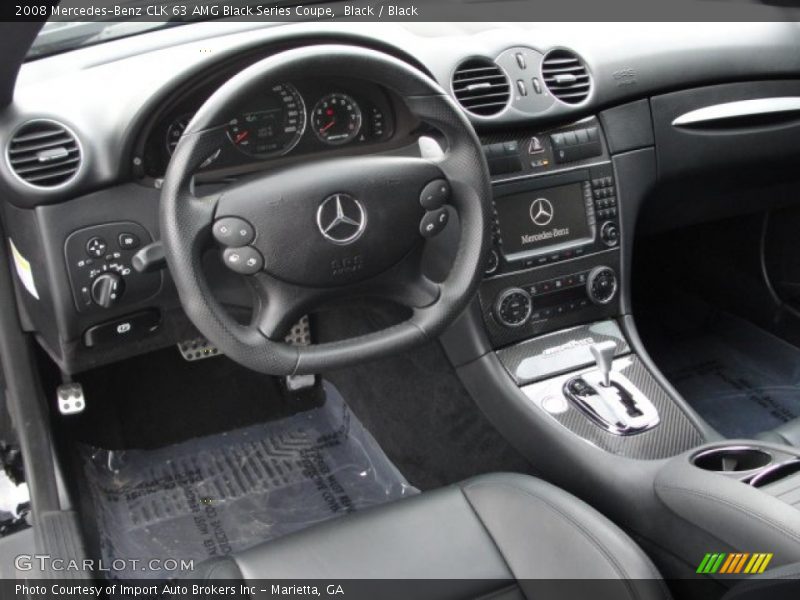 Dashboard of 2008 CLK 63 AMG Black Series Coupe