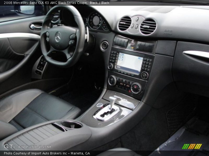 Dashboard of 2008 CLK 63 AMG Black Series Coupe