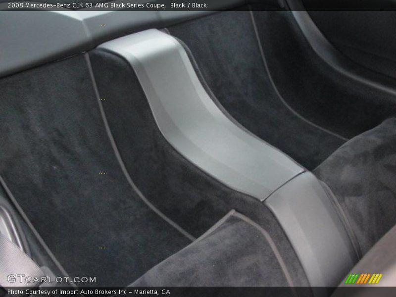 Rear Seat of 2008 CLK 63 AMG Black Series Coupe