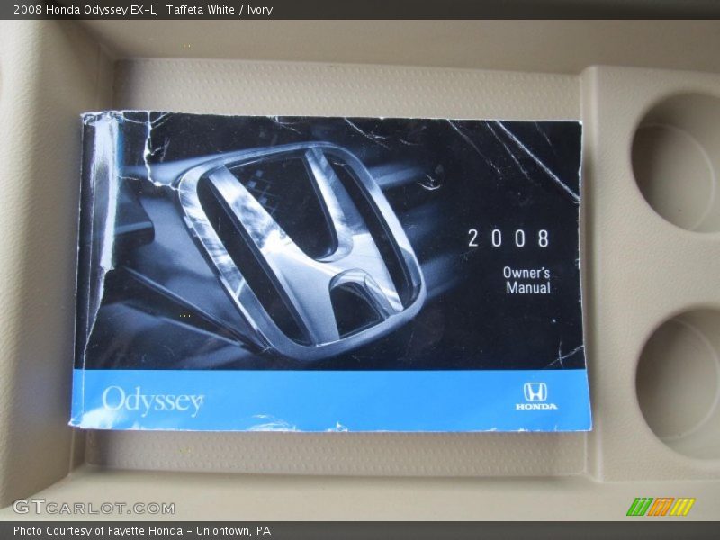 Taffeta White / Ivory 2008 Honda Odyssey EX-L