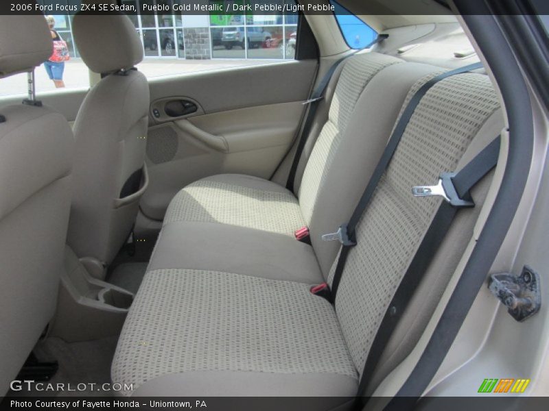 Rear Seat of 2006 Focus ZX4 SE Sedan