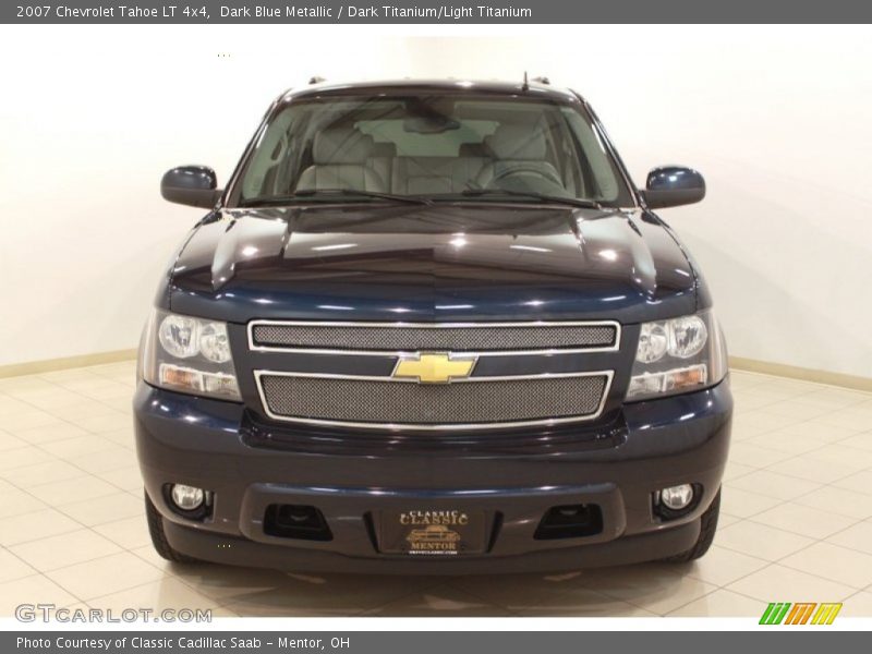 Dark Blue Metallic / Dark Titanium/Light Titanium 2007 Chevrolet Tahoe LT 4x4