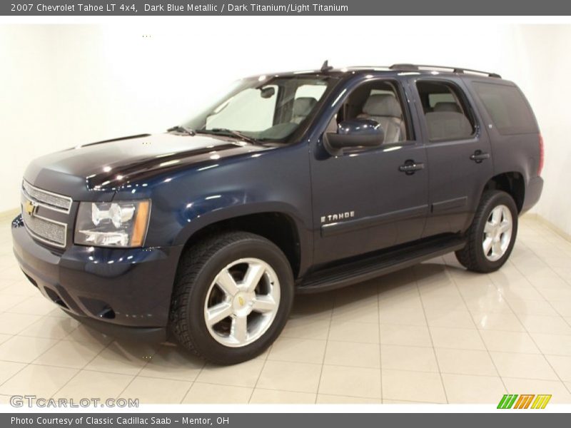 Dark Blue Metallic / Dark Titanium/Light Titanium 2007 Chevrolet Tahoe LT 4x4