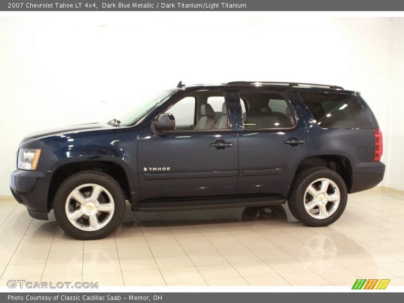 Dark Blue Metallic / Dark Titanium/Light Titanium 2007 Chevrolet Tahoe LT 4x4