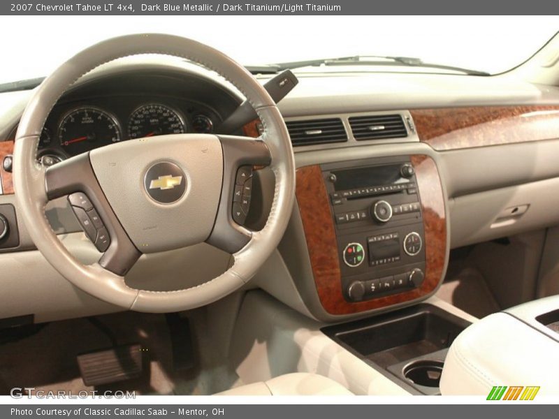 Dark Blue Metallic / Dark Titanium/Light Titanium 2007 Chevrolet Tahoe LT 4x4