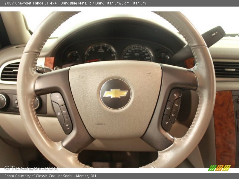 Dark Blue Metallic / Dark Titanium/Light Titanium 2007 Chevrolet Tahoe LT 4x4