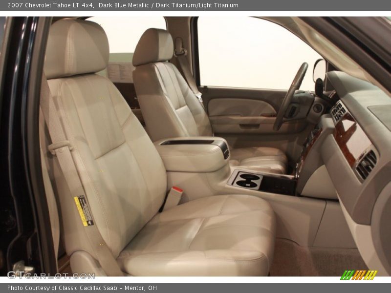 Dark Blue Metallic / Dark Titanium/Light Titanium 2007 Chevrolet Tahoe LT 4x4