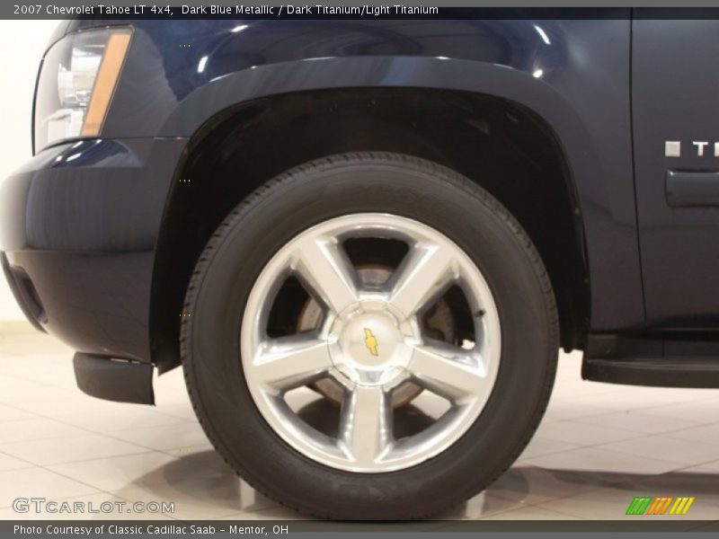 Dark Blue Metallic / Dark Titanium/Light Titanium 2007 Chevrolet Tahoe LT 4x4