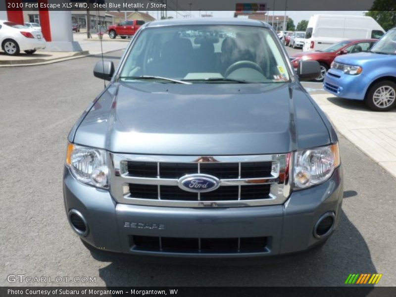 Steel Blue Metallic / Stone 2010 Ford Escape XLS 4WD
