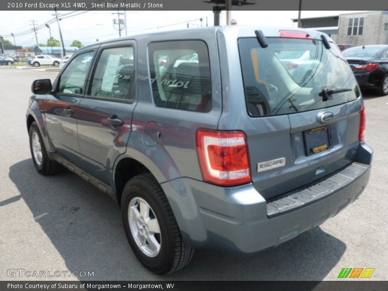 Steel Blue Metallic / Stone 2010 Ford Escape XLS 4WD