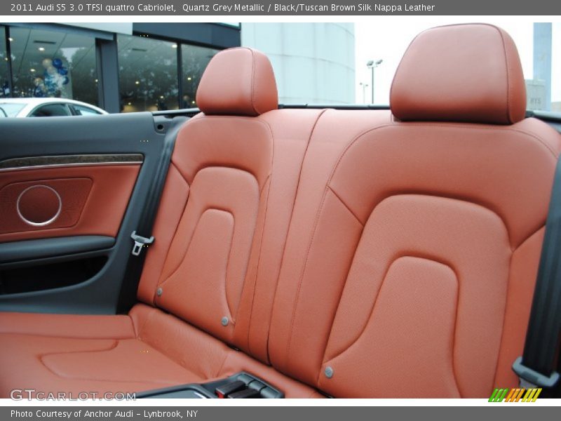  2011 S5 3.0 TFSI quattro Cabriolet Black/Tuscan Brown Silk Nappa Leather Interior