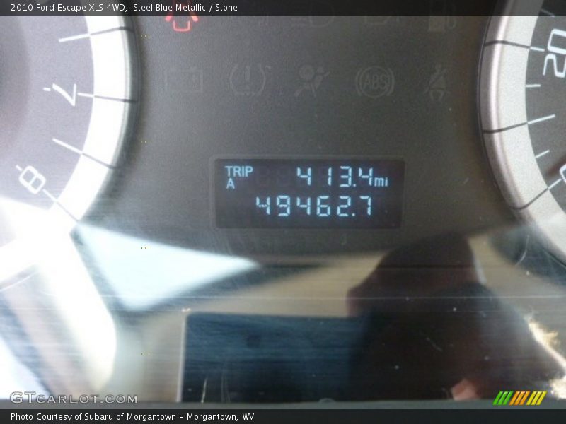 Steel Blue Metallic / Stone 2010 Ford Escape XLS 4WD