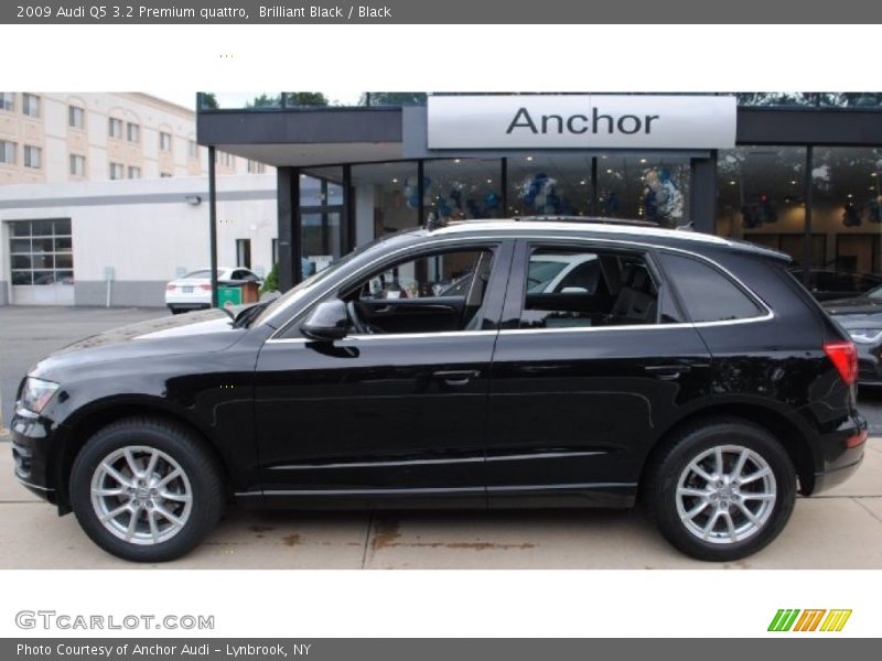 Brilliant Black / Black 2009 Audi Q5 3.2 Premium quattro