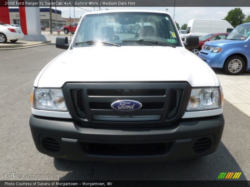 Oxford White / Medium Dark Flint 2008 Ford Ranger XL SuperCab 4x4
