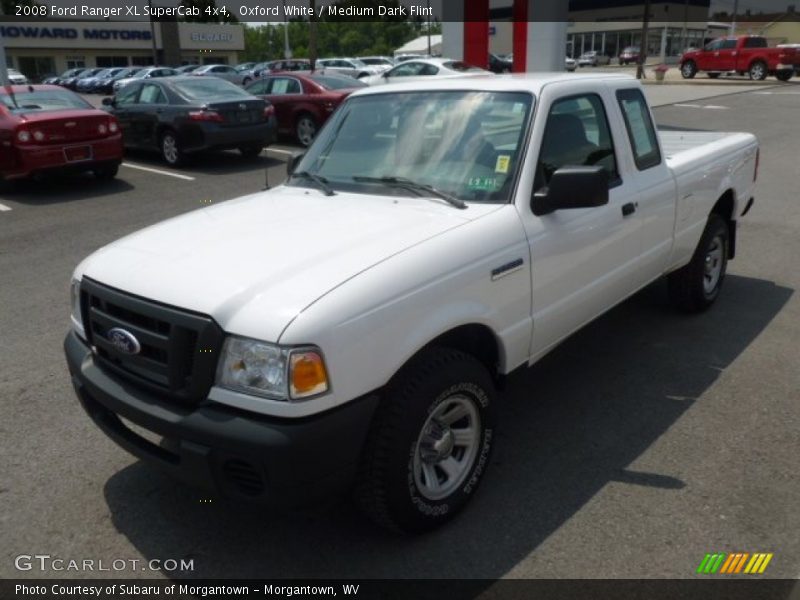 Oxford White / Medium Dark Flint 2008 Ford Ranger XL SuperCab 4x4