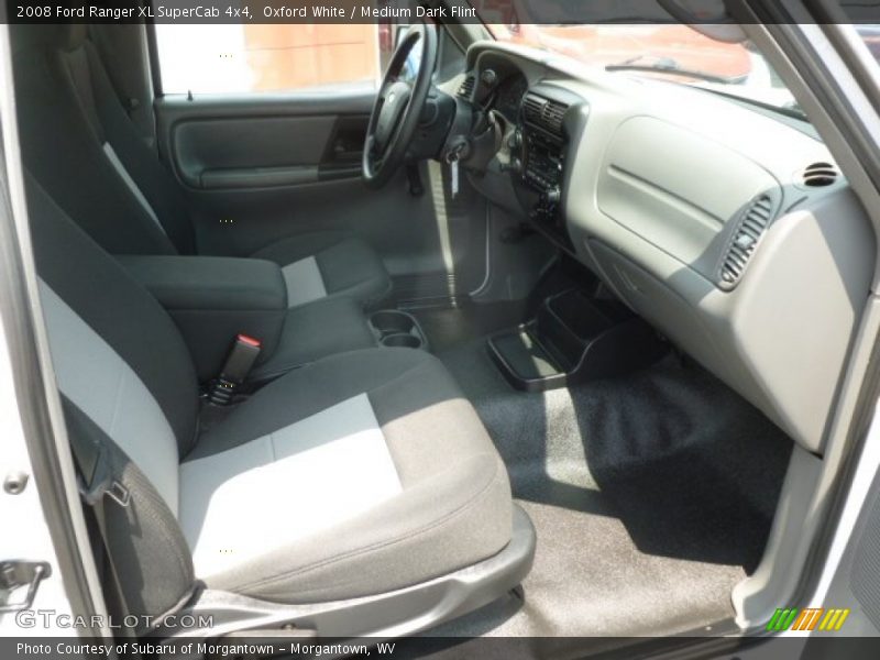 Oxford White / Medium Dark Flint 2008 Ford Ranger XL SuperCab 4x4