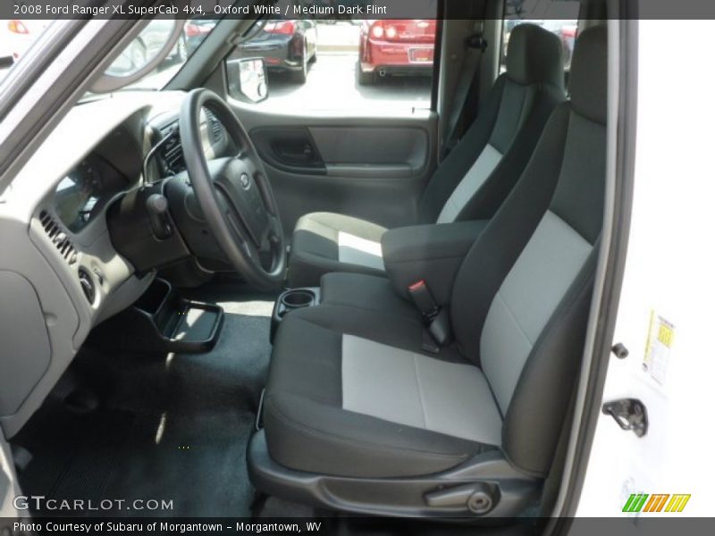 Oxford White / Medium Dark Flint 2008 Ford Ranger XL SuperCab 4x4