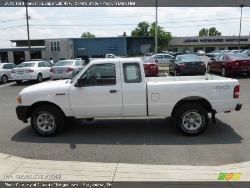 Oxford White / Medium Dark Flint 2008 Ford Ranger XL SuperCab 4x4