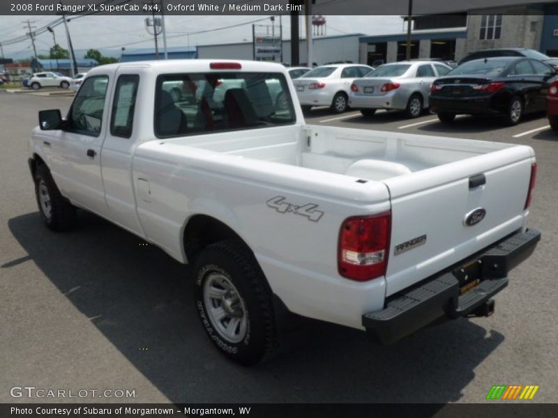 Oxford White / Medium Dark Flint 2008 Ford Ranger XL SuperCab 4x4