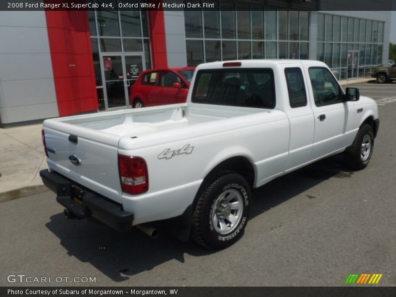 Oxford White / Medium Dark Flint 2008 Ford Ranger XL SuperCab 4x4
