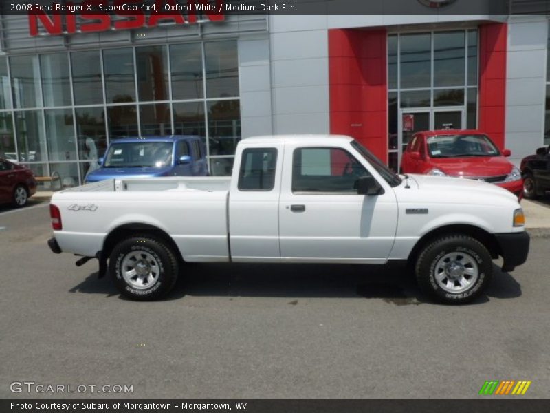Oxford White / Medium Dark Flint 2008 Ford Ranger XL SuperCab 4x4